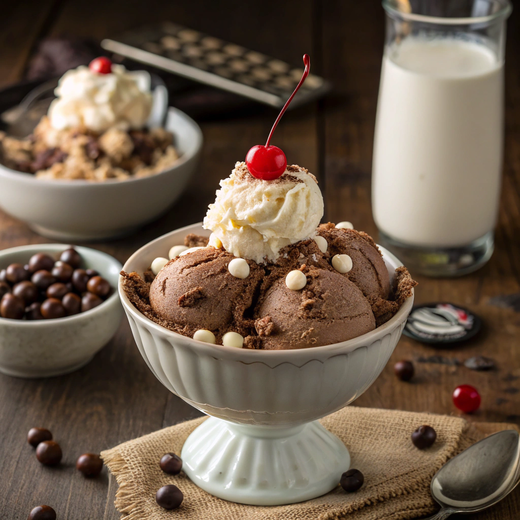 Chocolate Malt Ice Cream