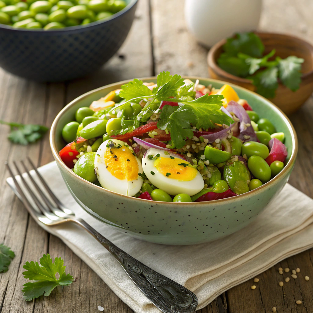 edamame egg recipes salad