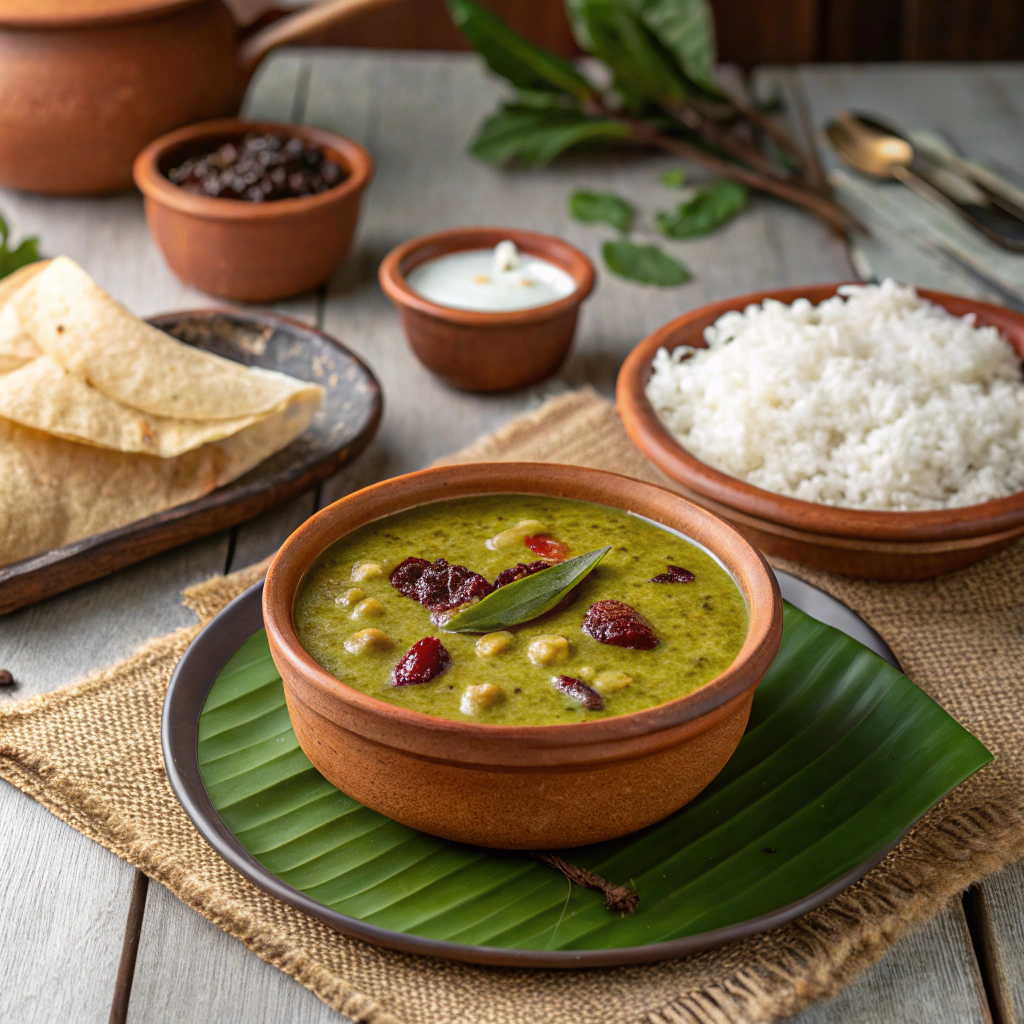 Fresh Green Sundakkai Sambar