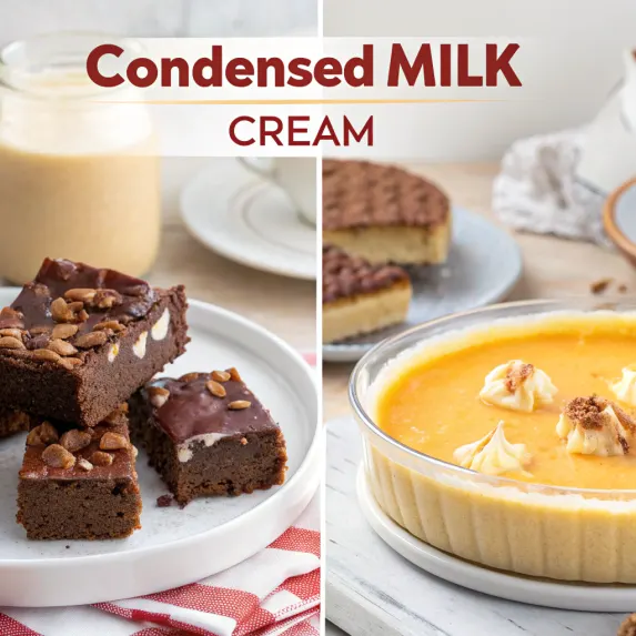 Can you use condensed milk for cream